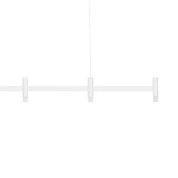 Metalowa lampa wisząca nad stół CORVETA LE45430 LED 21W 2700K biała