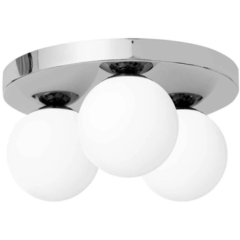 Plafon LAMPA sufitowa MIJA 30669303 Kaspa szklana OPRAWA modernistyczna okrągła kule balls do łazienki IP44 chrom białe