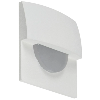 Metalowa lampa podtynkowa Sane AZ2766 Azzardo LED 1W 3000K do holu biała