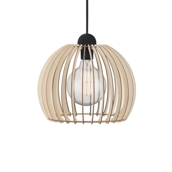 Wisząca lampa do jadalni Chino 84833014 drewniana beżowy