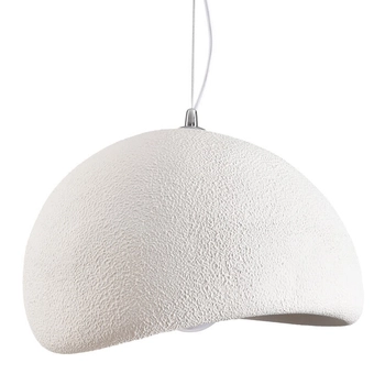 Regulowana lampa do salonu Stone DN426-600 wiszący kamień metalowy biały outlet
