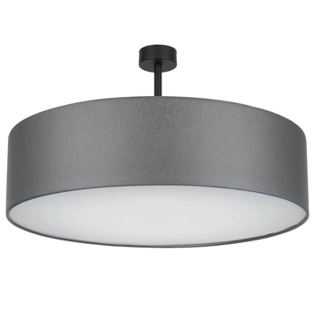 Okrągła lampa nasufitowa Rondo 4239 do kuchni round metalowa szara