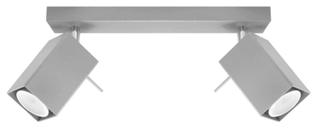 LAMPA sufitowa SL.0456 metalowa OPRAWA listwa reflektorki regulowane szare