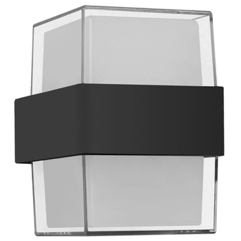 Elewacyjna lampa ogrodowa Marti OWL-4682-4K Italux LED 10W 4000K IP54 czarna