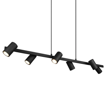 Lampa wisząca na listwie VANTOS DL632302400 Trio metalowa czarny