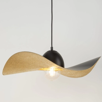 Metalowy zwis KAPELLO czarna lampa wisząca nad stół w jadalni