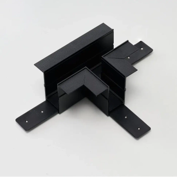 Magnetyczny łącznik do systemów szynowych TRACK AZ6702 czarny aluminiowy łącznik T