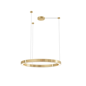 Wisząca lampa ring Aurum PL0116-90 Yaskr LED 38W 3000K okrąg złoty