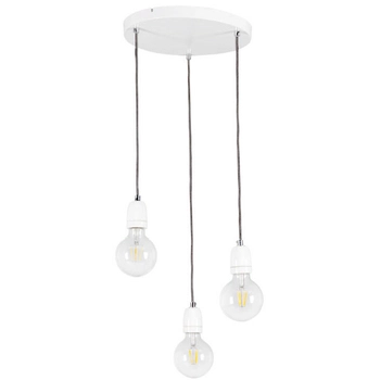 Loftowa lampa wisząca PORCIA 9181302R ceramiczna kaskada biały grafitowy