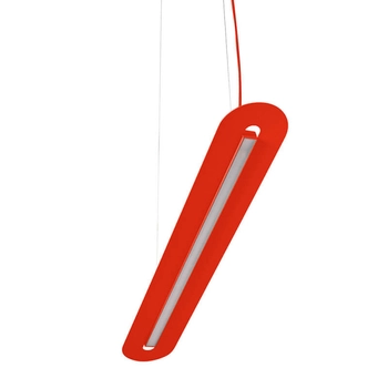 Lampa wisząca nad wyspę Senkei SNB61212P4 LED 24W 4000K czerwona