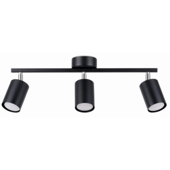 Sufitowa lampa Lemmi SL.1128 Sollux do jadalni reflektorowa czarna