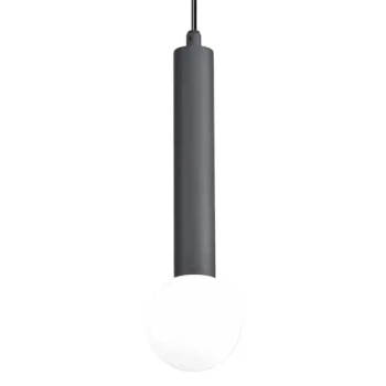 Podłużna lampa wisząca Filano PND-33574-1-BK tuba czarna