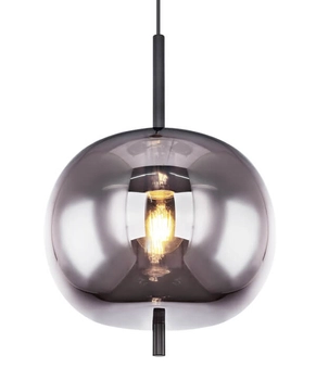 Wisząca lampa Blacky 15345H 1 kula czarna przydymiona