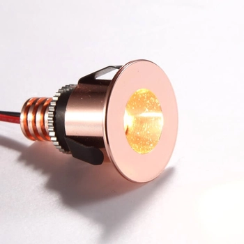 Salonowa lampa podtynkowa POINT 288001204 LED 1W 4000K okragła miedziany