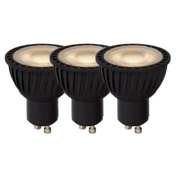 Ledowe żarówki 49006/16/30 GU10 LED 5W 3000K 330LM czarny