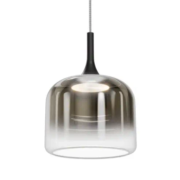 Ledowa zwisająca lampa Spirito MOD286PL-L18B3K LED 12W 3000K czarna