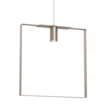 Wisząca lampa frame ORTIGA 5159 Shilo metalowa platynowa