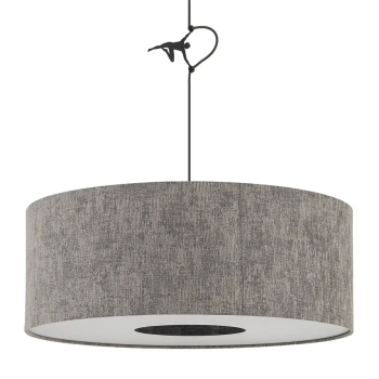 Nowoczesna lampa wisząca LAGO 11674 regulowana szara