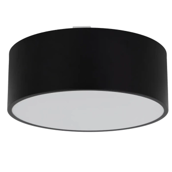 Minimalistyczny plafon tarasowy Livo 10984 okrągły IP54 czarny biały