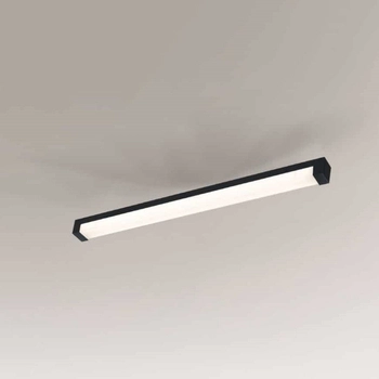 Sufitowa lampa listwa SUMOTO 8081 Shilo prostokątnado łazienki IP44 czarna