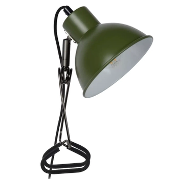 Regulowana lampka z klipsem MOYS 45987/01/33 Lucide zielony