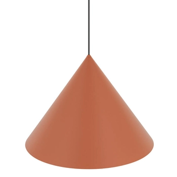 Zwieszana lampa stożkowa ZENITH 11483 terakota