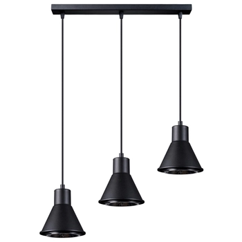 Lampa zwisowa Tazila SL.0990 Sollux industrial kuchenna czarna