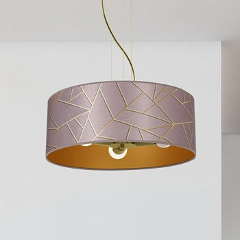 Różowy żyrandol ZIGGY MLP7591 Milagro okrągła lampa nad stół