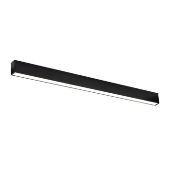 Plafoniera LAMPA sufitowa NUMATA 1964 Shilo metalowa OPRAWA liniowa LED 16W 3000K listwa czarna