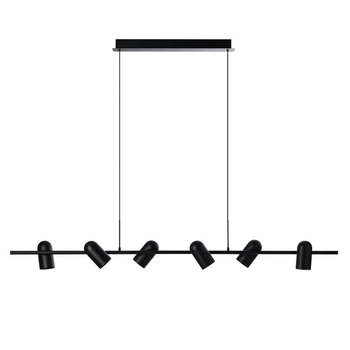 Zwisowa lampa z regulacją VIVI AZ5730 Azzardo wielopunktowa tuba czarna