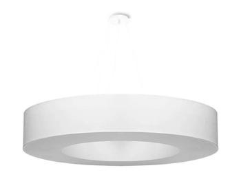 LAMPA wisząca SL.0795 abażurowa OPRAWA zwis okrągły biały