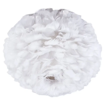 Pierzasta lampa sufitowa Feather CHUF-E27 dekoracyjny zwis dla dzieci biały