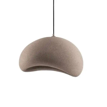 Lampa wisząca kopuła PALINZA LE45323 do salonu kopuła brązowa