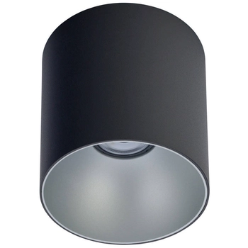 Spot LAMPA sufitowa POINT TONE 8223 Nowodvorski metalowa OPRAWA downlight tuba czarna srebrna
