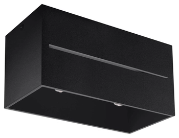 Natynkowa LAMPA sufitowa SL.0384 prostokątna OPRAWA metalowa downlight czarna