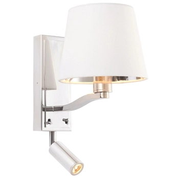 Kinkiet nad łóżko Harvey 73027 LED 6W 3000K spot regulowany biały nikiel