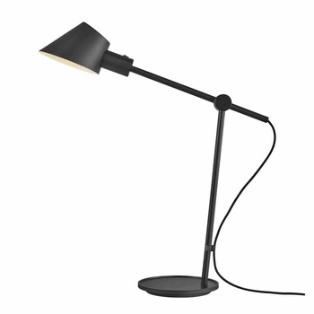 Biurkowa lampka regulowana Stay 2020445003 metalowa czarny