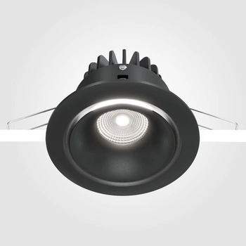 Lampa wpust Yin DL031-L12W4K-D-B Maytoni LED 12W 4000K punktowa czarna