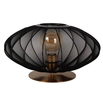 Elegancka lampa stołowa Corina 03547/40/30 Lucide na komodę złota czarna