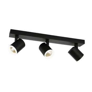 Sufitowa lampa kuchenna Helvia LED 15W tuby na listwie czarne