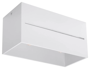 Plafon LAMPA sufitowa SL.0383 natynkowa OPRAWA prostokątna downlight biała