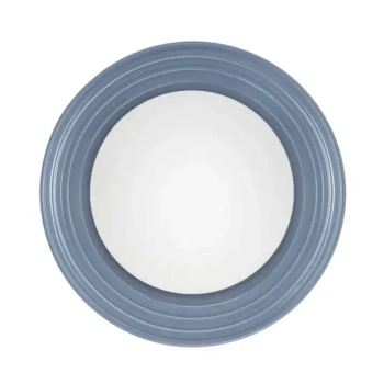 Porcelanowa lampa ścienna MALVANO LE45262 do salonu okrągła niebieska
