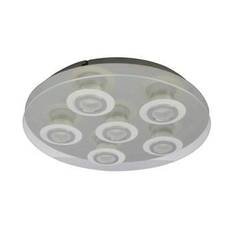 Okrągła lampa sufitowa Flavio MD14088-06B CH Italux LED 3W 3000K chrom