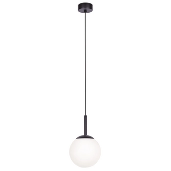 Nowoczesna lampa wisząca Faro K-4886 czarna nad wyspę kula ball