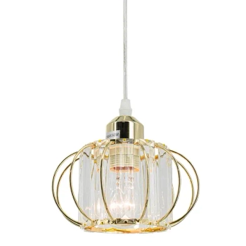 Podwójna zwisająca lampa Arci 8221/1 TR szklane kule złoty