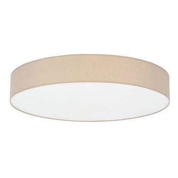 Plafon salonowy okrągły Rondo 4436 TK Lighting tkanina biały beżowy