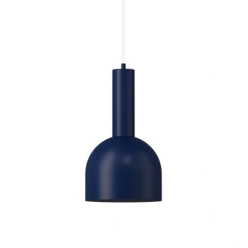 Wisząca lampa granatowa VITRUM 1xE27 nad wyspę dzwonek 41599
