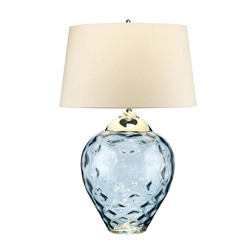 Lampa stołowa QN-SAMARA-TL-LRG-BLU na biurko niebieska