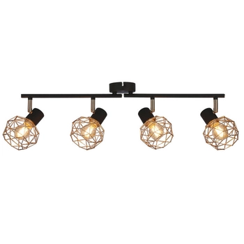 Nowoczesna lampa sufitowa Acrobat 94-22226 czarna miedziana