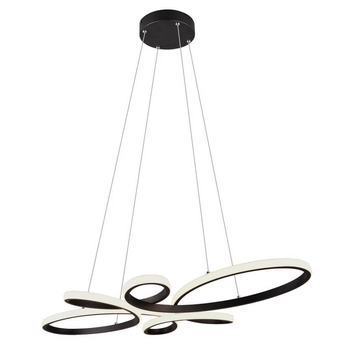 Wisząca lampa nowoczesna Fly 345619132 Trio LED 32W 3000K biała czarna